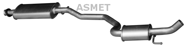 Middle Silencer - 29.004 ASMET